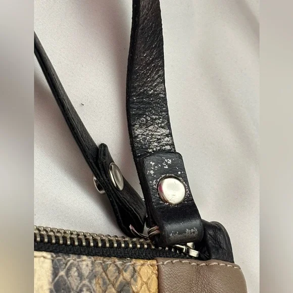 Daniella Lehavi (Made in Israel) Snakeskin Crossbody Bag, VGUC. - Picture 7 of 15